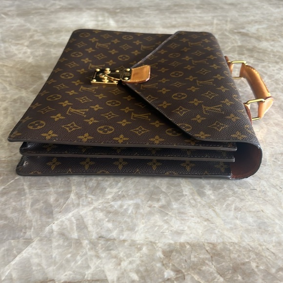 LOUIS VUITTON Monogram Serviette Conseiller M53331 Briefcase Document Holder Bag - Picture 4 of 16